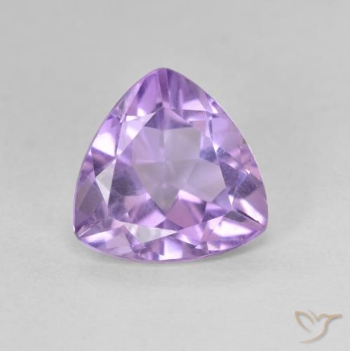 2.86ct Natural Medium Violet Amethyst, Trillion, VS