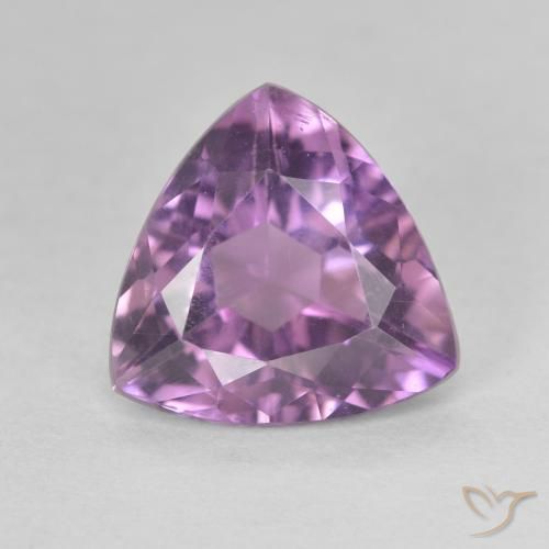 2.72ct Natural Deep Violet Amethyst, Trillion, VS