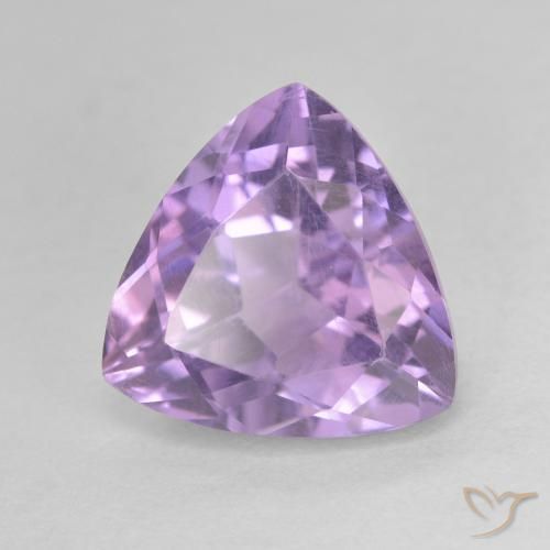 3.07ct Natural Deep Violet Amethyst, Trillion, VS