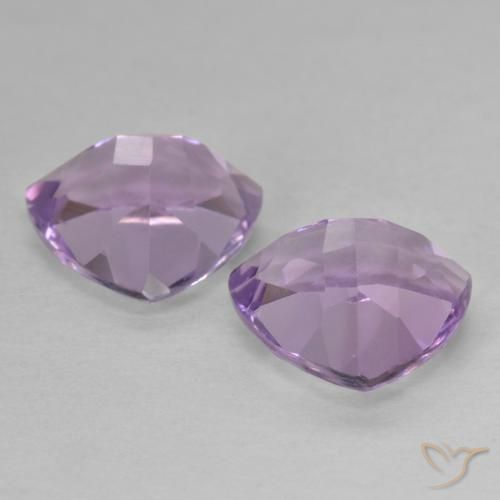 Amethyst Gemstones in 10 x 10 mm (calibrated) Size for Sale, Amethyst Stones in Medium Pink Violet Color