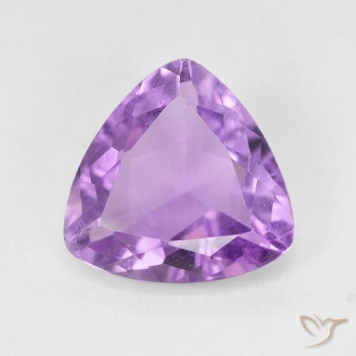 2.60ct Natural Purplish Violet Amethyst, Trillion, VVS-VS