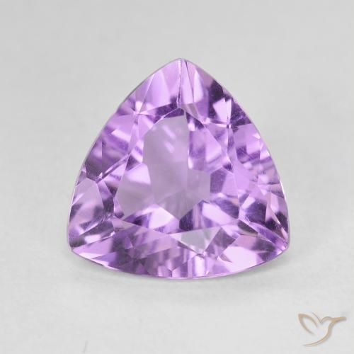 2.75ct Natural Medium Violet Amethyst, Trillion, VVS-VS