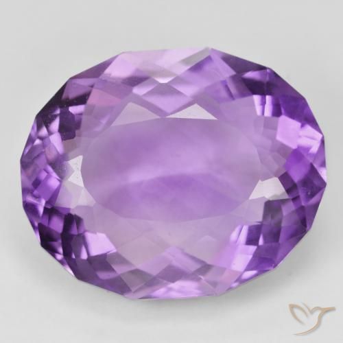 31.19ct Natural Vivid Violet Amethyst, Oval, VVS