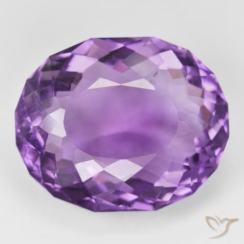 31.24ct Natural Vivid Violet Amethyst, Oval, VVS-VS