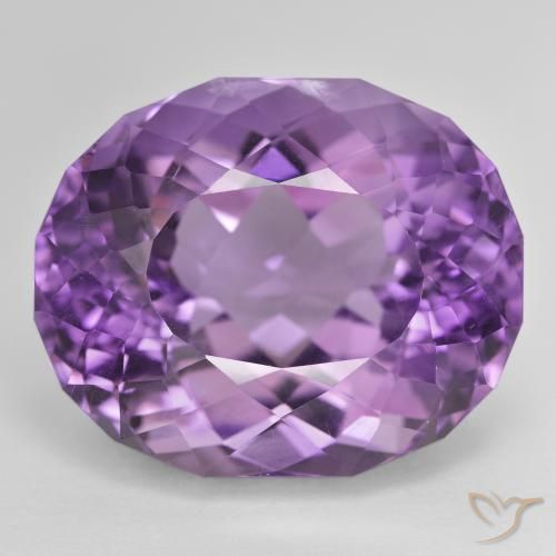 37.96ct Natural Purplish Violet Amethyst, Oval, VVS-VS