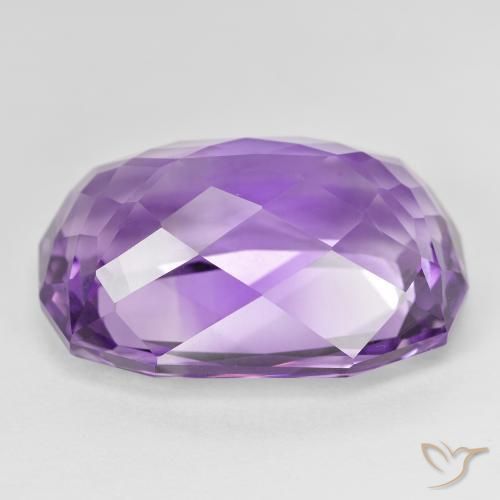 Amethyst Gemstone in 23.8 x 16.6 mm Size for Sale, Amethyst Stone in Medium Purplish Violet Color