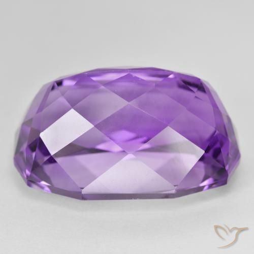 Amethyst Gemstone in 24.5 x 16.9 mm Size for Sale, Amethyst Stone in Medium Violet Color