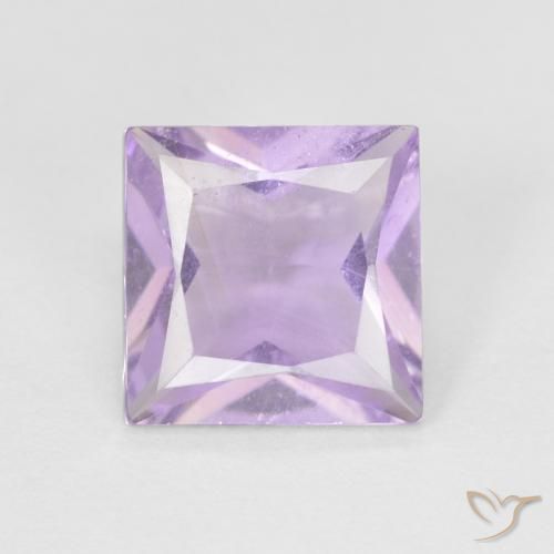 1.21ct Natural Pinkish Violet Amethyst, Square, VS