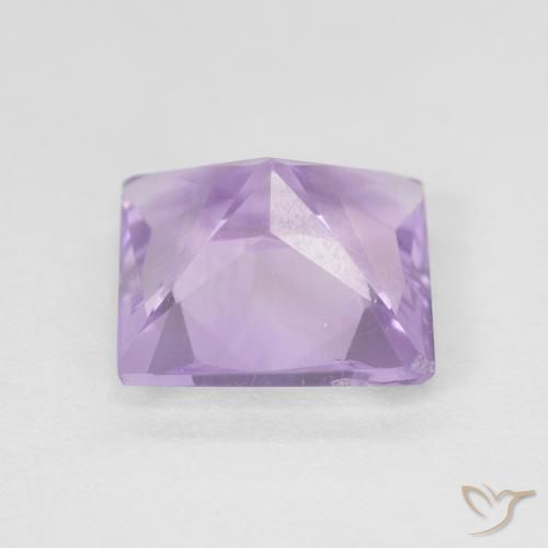 Amethyst Gemstone in 8 x 8 mm (calibrated) Size for Sale, Amethyst Stone in Light Pinkish Violet Color