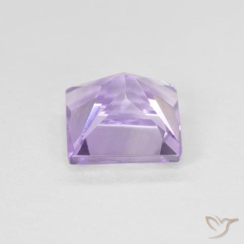 Amethyst Gemstone in 6 x 6 mm (calibrated) Size for Sale, Amethyst Stone in Light Pinkish Violet Color