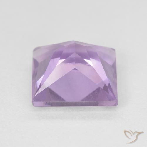 Amethyst Gemstone in 8 x 8 mm (calibrated) Size for Sale, Amethyst Stone in Light Pinkish Violet Color