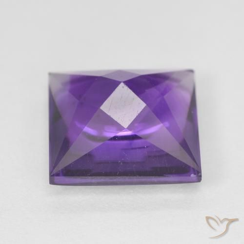 Amethyst Gemstone in 10 x 10 mm (calibrated) Size for Sale, Amethyst Stone in Medium Light-Violet Color