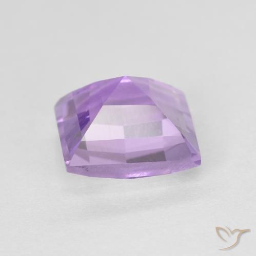 Amethyst Gemstone in 7 x 7 mm (calibrated) Size for Sale, Amethyst Stone in Light Pinkish Violet Color