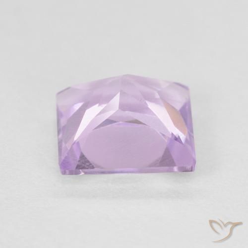 Amethyst Gemstone in 6 x 6 mm (calibrated) Size for Sale, Amethyst Stone in Light Magenta Color