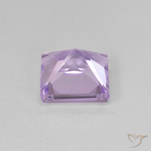 Amethyst Gemstone in 7 x 7 mm (calibrated) Size for Sale, Amethyst Stone in Light Violet Color