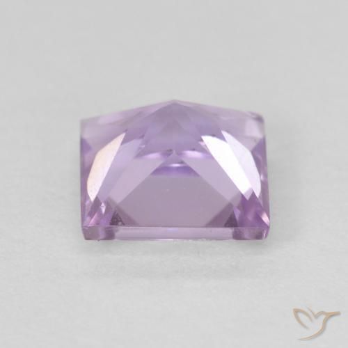 Amethyst Gemstone in 6 x 6 mm (calibrated) Size for Sale, Amethyst Stone in Light Pinkish Violet Color