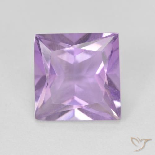 2.32 ct Princess Cut Amethyst, 8.1 x 8 mm From Brazil, Photo A