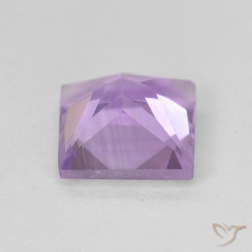 Amethyst Gemstone in 8 x 8 mm (calibrated) Size for Sale, Amethyst Stone in Medium Pink Violet Color