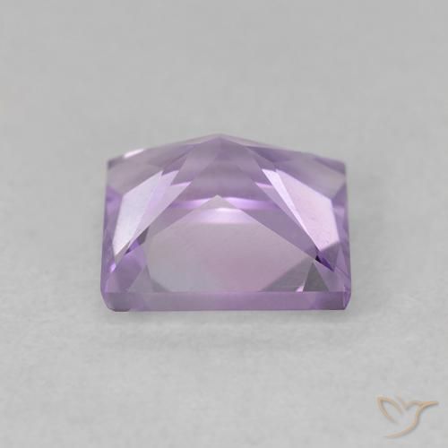 Amethyst Gemstone in 7.6 x 7.5 mm Size for Sale, Amethyst Stone in Light Violet Color