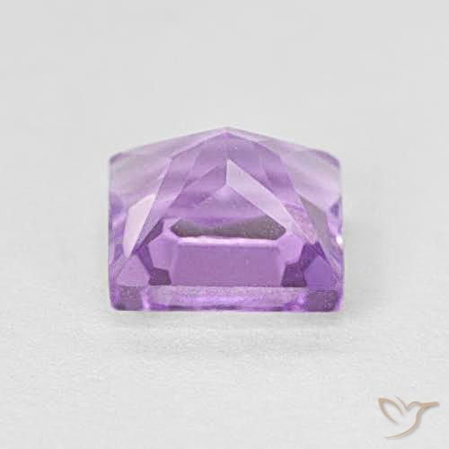 Amethyst Gemstone in 6 x 6 mm (calibrated) Size for Sale, Amethyst Stone in Pinkish Iris Violet Color