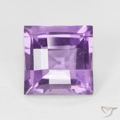 1.75ct Natural Pinkish Violet Amethyst, Square, VVS-VS