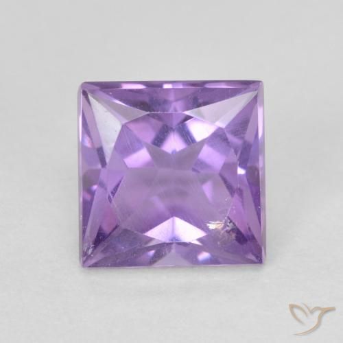 1.13ct Natural Pinkish Violet Amethyst, Square, VVS-VS