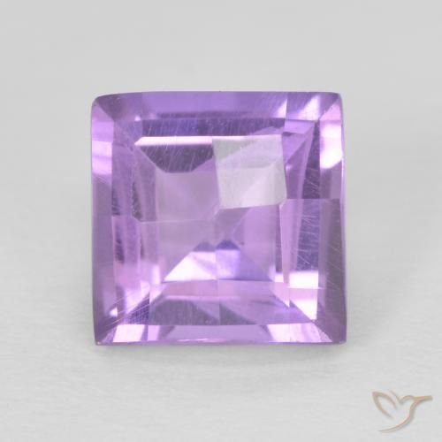 1.84ct Natural Medium Violet Amethyst, Square, VVS-VS