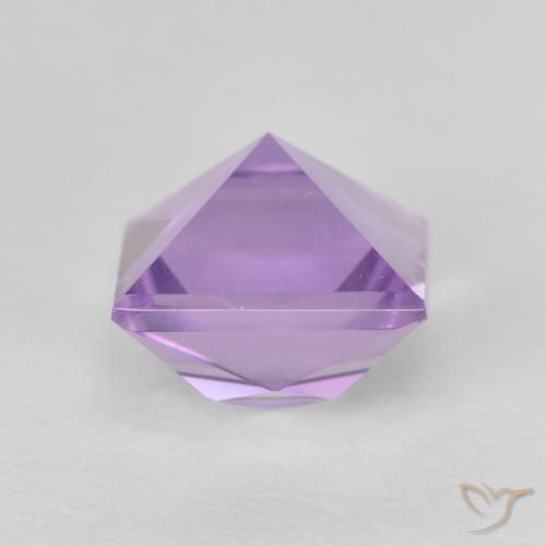 Amethyst Gemstone in 6 x 6 mm (calibrated) Size for Sale, Amethyst Stone in Pinkish Violet Color