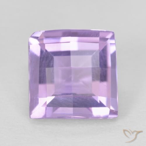 1.44ct Natural Pinkish Violet Amethyst, Square, VVS-VS