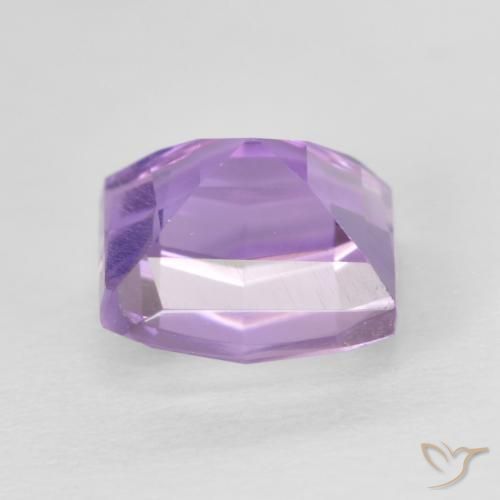 Amethyst Gemstone in 6.6 x 6.5 mm Size for Sale, Amethyst Stone in Pinkish Violet Color