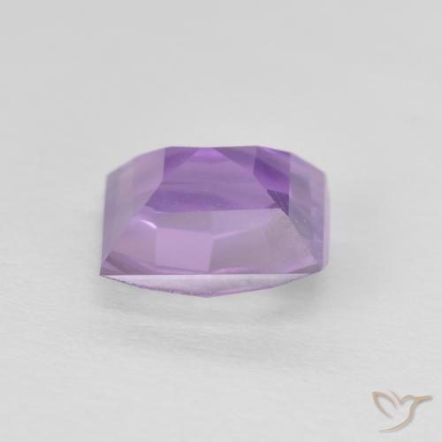 Amethyst Gemstone in 6.7 x 6.7 mm Size for Sale, Amethyst Stone in Pinkish Violet Color