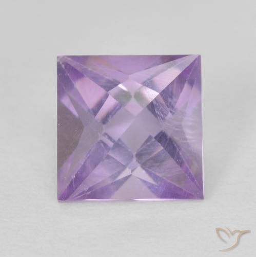 1.21ct Natural Pinkish Violet Amethyst, Square, VVS-VS