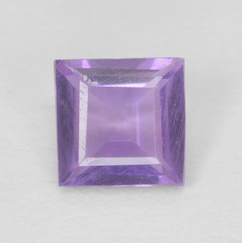 0.37ct Natural Pinkish Violet Amethyst, Square, VVS-VS