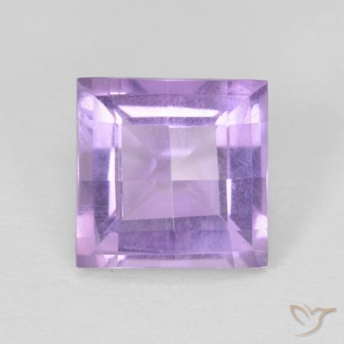 1.75ct Natural Medium Violet Amethyst, Square, VVS-VS