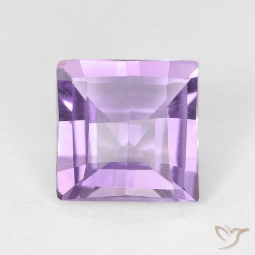 1.42ct Natural Medium Violet Amethyst, Square, VVS-VS