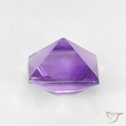 Amethyst Gemstone in 6 x 6 mm (calibrated) Size for Sale, Amethyst Stone in Medium Violet Color