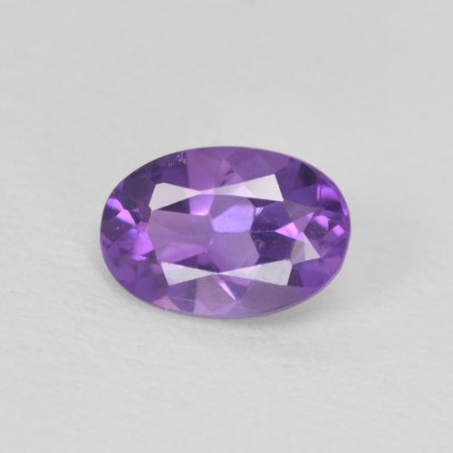 0.43ct Natural Medium Light-Violet Amethyst, Oval, VS