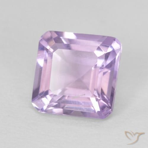 1.02 ct Violet Amethyst Stone, Natural Amethyst in Octagon Step Cut Shape for Sale