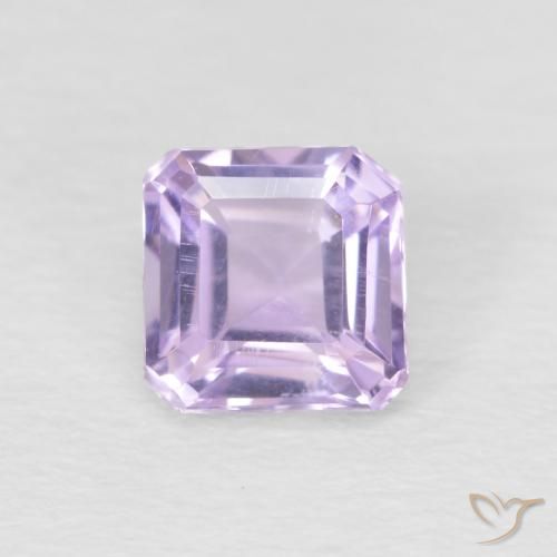 0.65ct Natural Sangria Violet Amethyst, Emerald Cut, VVS