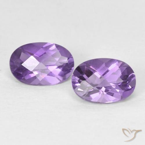0.86ctw Natural Iris Violet Amethyst, Oval, VVS