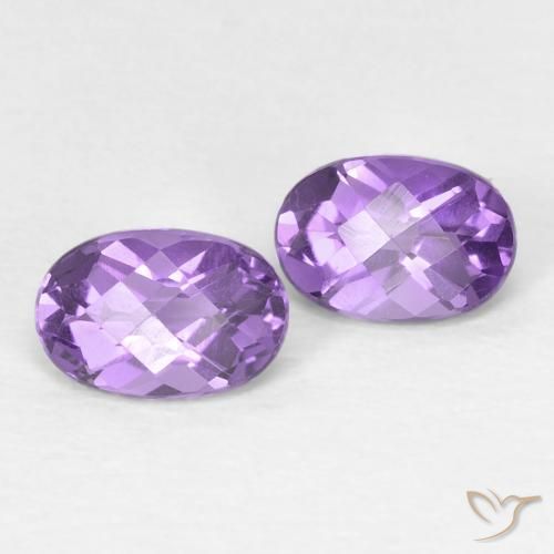 0.88ctw Natural Deep Violet Amethyst, Oval, Opaque