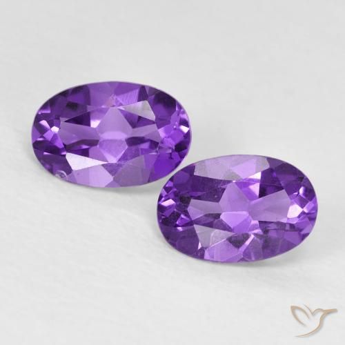 0.86ctw Natural Medium Light-Violet Amethyst, Oval, VVS-VS