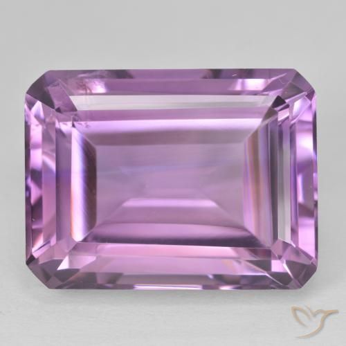 24.65 ct Octagon Cut Amethyst, 20.1 x 15.2 mm From Brazil, Photo A