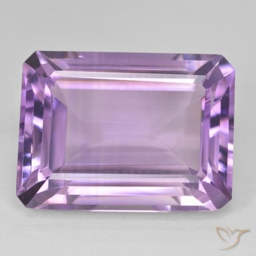 22.52ct Natural Deep Violet Amethyst, Emerald Cut, VVS