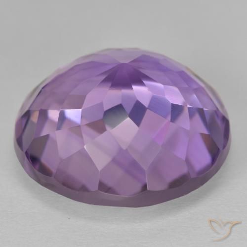 Amethyst Gemstone in 16 mm (calibrated) Size for Sale, Amethyst Stone in Medium Violet Color