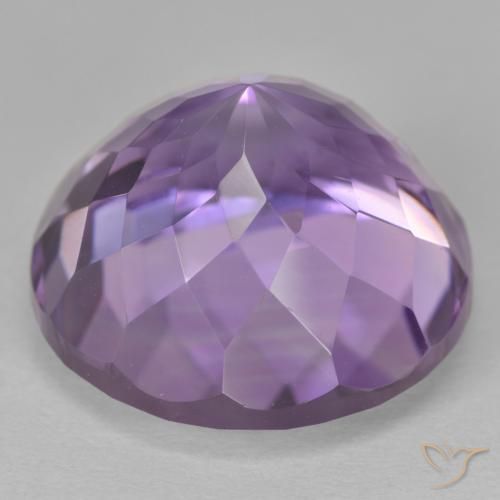Amethyst Gemstone in 16 mm (calibrated) Size for Sale, Amethyst Stone in Medium Violet-Pink Color