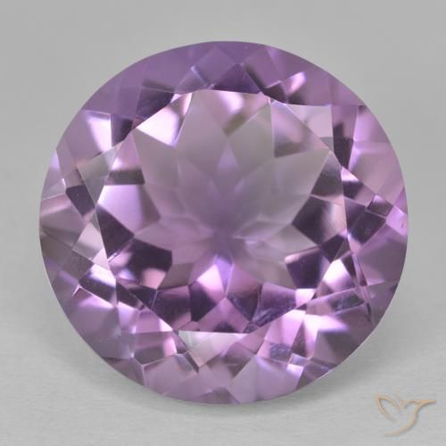 13.34ct Natural Medium Violet Amethyst, Round, VVS
