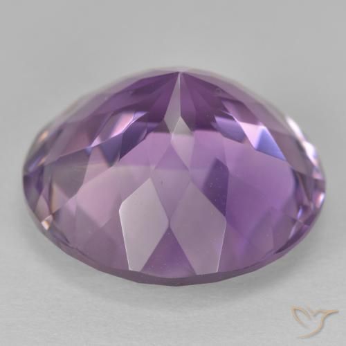 Amethyst Gemstone in 16 mm (calibrated) Size for Sale, Amethyst Stone in Medium Violet Color
