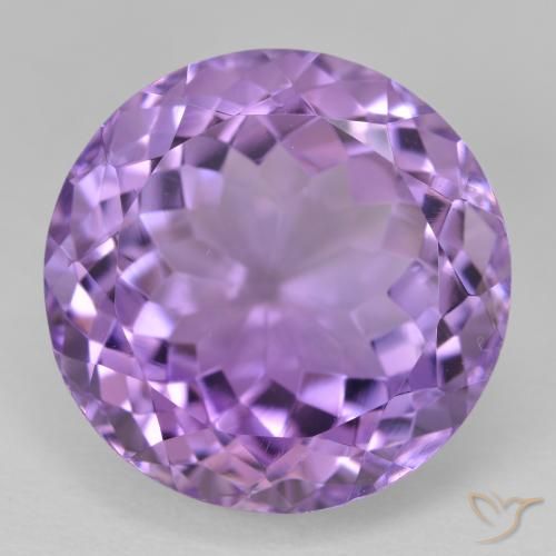 15.16ct Natural Medium Violet Amethyst, Round, VVS