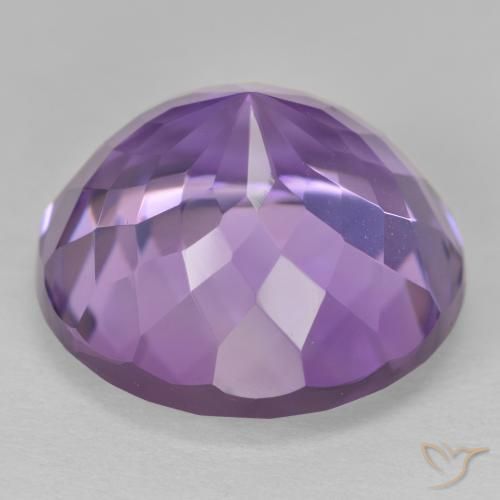 Amethyst Gemstone in 16 mm (calibrated) Size for Sale, Amethyst Stone in Medium Violet Color